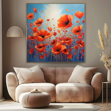 Quadro Stampa su Tela Visioni Floreali - CupidoDesign