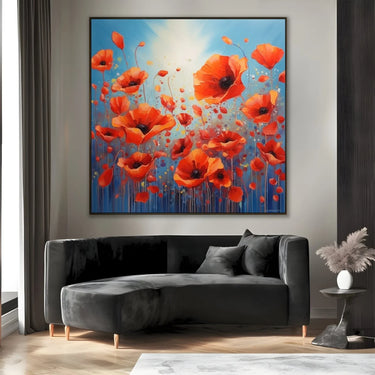 Quadro Stampa su Tela Visioni Floreali - CupidoDesign