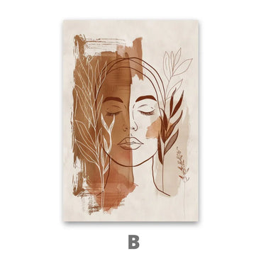 Quadro Stampa su Tela Viso di tela - CupidoDesign