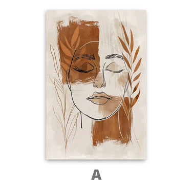 Quadro Stampa su Tela Viso di tela - CupidoDesign