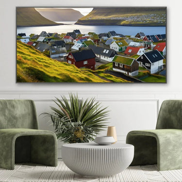 Quadro Stampa su Tela Vista del nord - CupidoDesign