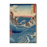 Vista del vortice di Naruto ad Awa, Utagawa Hiroshige - CupidoDesign