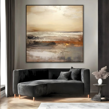 Quadro Stampa su Tela Vista dorata - CupidoDesign