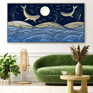 Quadro Stampa su Tela Vita marina - CupidoDesign