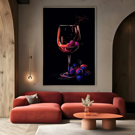 Quadro Stampa su Tela Vitis vinifera - CupidoDesign