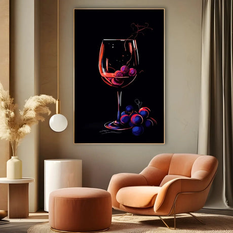 Quadro Stampa su Tela Vitis vinifera - CupidoDesign