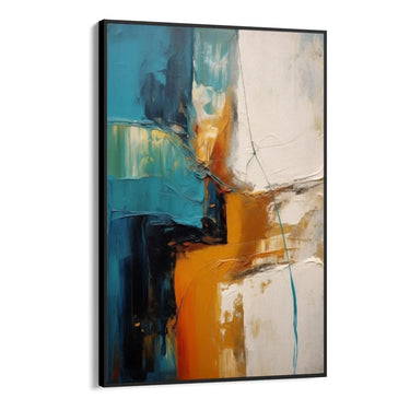 Quadro Stampa su Tela Vivacità astratta 100x70cm - CupidoDesign