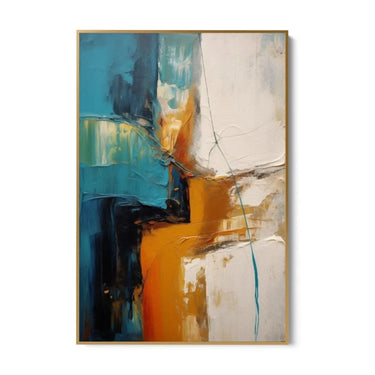 Quadro Stampa su Tela Vivacità astratta 100x70cm - CupidoDesign