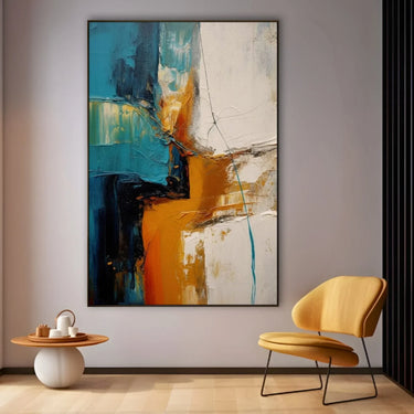 Quadro Stampa su Tela Vivacità astratta - CupidoDesign