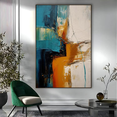Quadro Stampa su Tela Vivacità astratta - CupidoDesign
