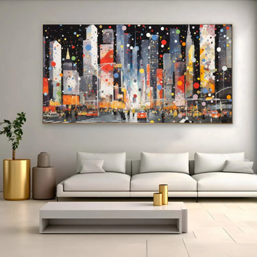 Quadro Stampa su Tela Vivacità urbana - CupidoDesign
