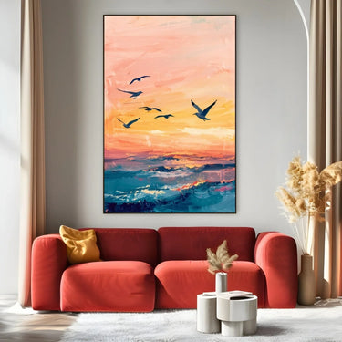 Quadro Stampa su Tela Volo selvaggio - CupidoDesign