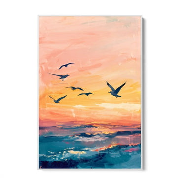 Quadro Stampa su Tela Volo selvaggio - CupidoDesign