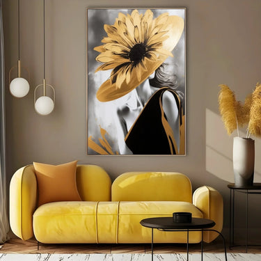 Quadro Stampa su Tela Volto al Sole - CupidoDesign