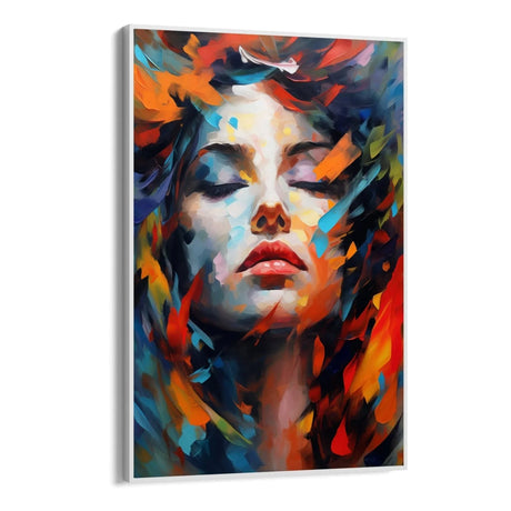 Quadro Stampa su Tela Volto Arcobaleno - CupidoDesign