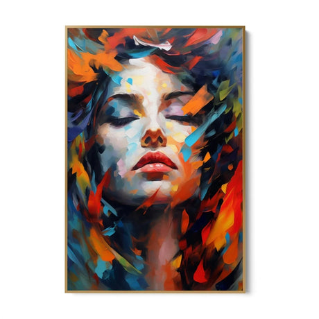 Quadro Stampa su Tela Volto Arcobaleno - CupidoDesign