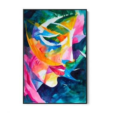 Quadro Stampa su Tela Volto cromatico - CupidoDesign