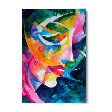 Quadro Stampa su Tela Volto cromatico - CupidoDesign