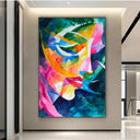 Quadro Stampa su Tela Volto cromatico - CupidoDesign