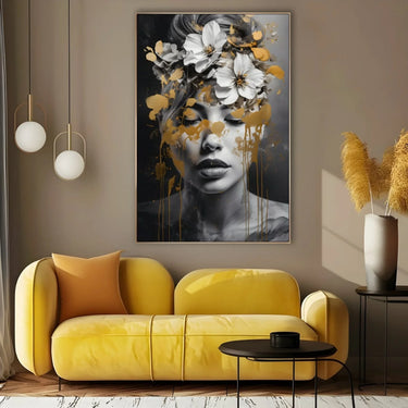 Quadro Stampa su Tela Volto dell'anima - CupidoDesign