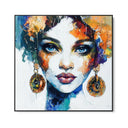 Quadro Stampa su Tela Volto di ceramica - CupidoDesign