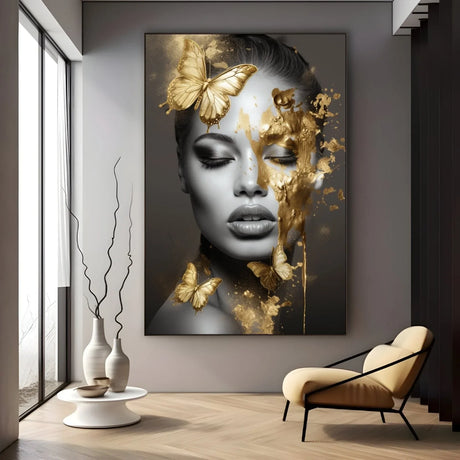 Quadro Stampa su Tela Volto Radiante - CupidoDesign