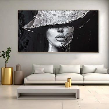 Quadro Stampa su Tela Volto segreto - CupidoDesign