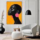 Quadro Stampa su Tela Volto sognante - CupidoDesign