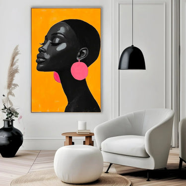 Quadro Stampa su Tela Volto sognante - CupidoDesign
