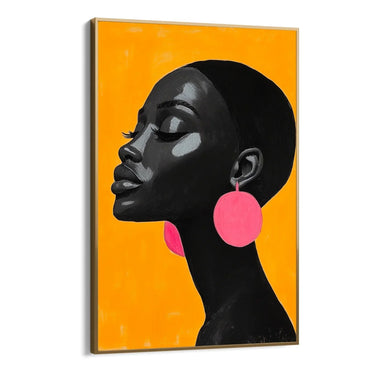 Quadro Stampa su Tela Volto sognante - CupidoDesign