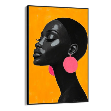 Quadro Stampa su Tela Volto sognante - CupidoDesign