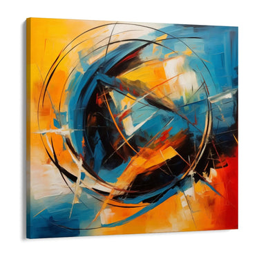 Quadro Stampa su Tela Vortice Colorato - CupidoDesign