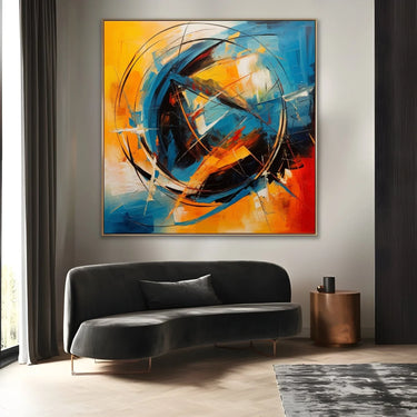 Quadro Stampa su Tela Vortice Colorato - CupidoDesign