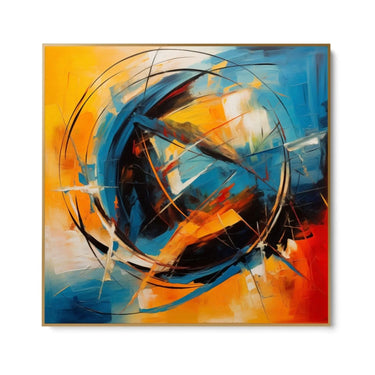Quadro Stampa su Tela Vortice Colorato - CupidoDesign