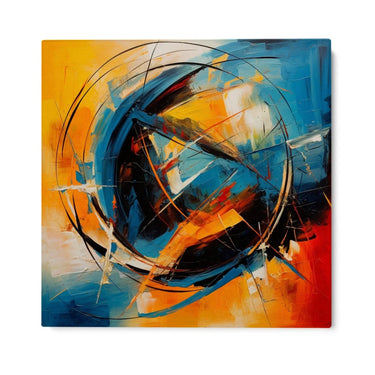 Quadro Stampa su Tela Vortice Colorato - CupidoDesign