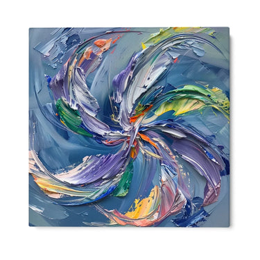 Quadro Stampa su Tela Vortice di Colori - CupidoDesign