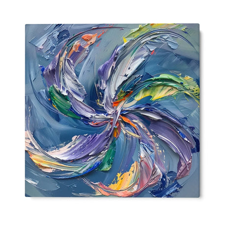 Quadro Stampa su Tela Vortice di Colori - CupidoDesign