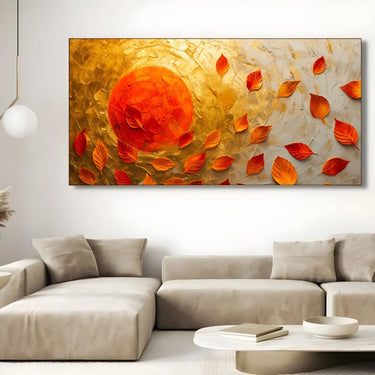 Quadro Stampa su Tela Vortice Ramato - CupidoDesign