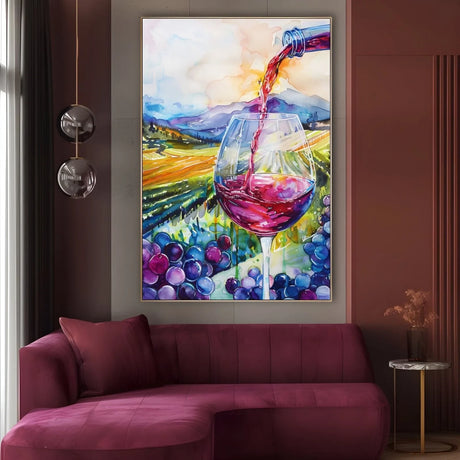 Quadro Stampa su Tela Vortici di Maremma - CupidoDesign