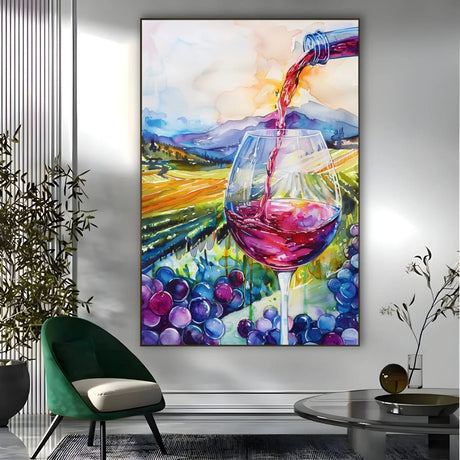 Quadro Stampa su Tela Vortici di Maremma - CupidoDesign