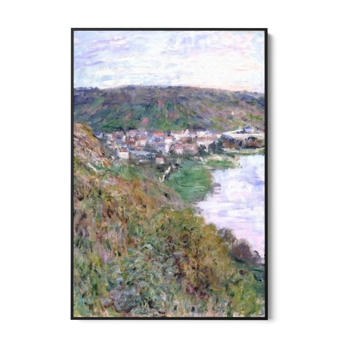 Pohľad na Vetheuil, Claude Monet