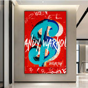 Quadro Stampa su Tela Warhol Dollar Sign - CupidoDesign