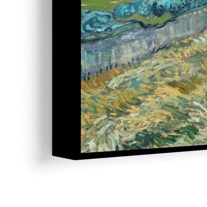 Câmpul de grâu și munții 1889, Vincent Van Gogh
