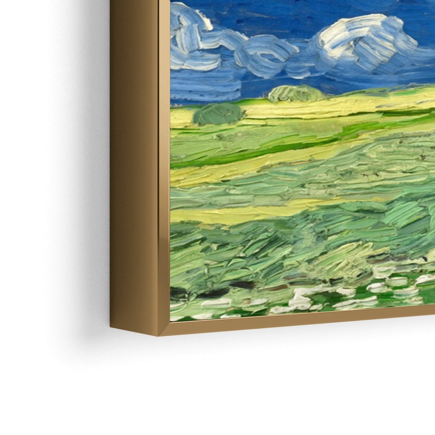 Câmpuri de grâu sub nori de tunere, Vincent Van Gogh