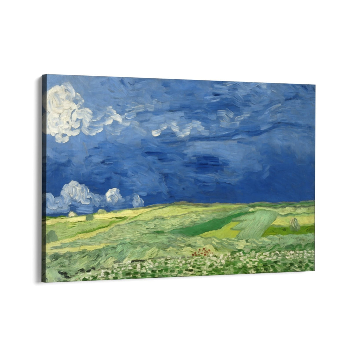 Weizenfelder unter Gewitterwolken, Vincent Van Gogh