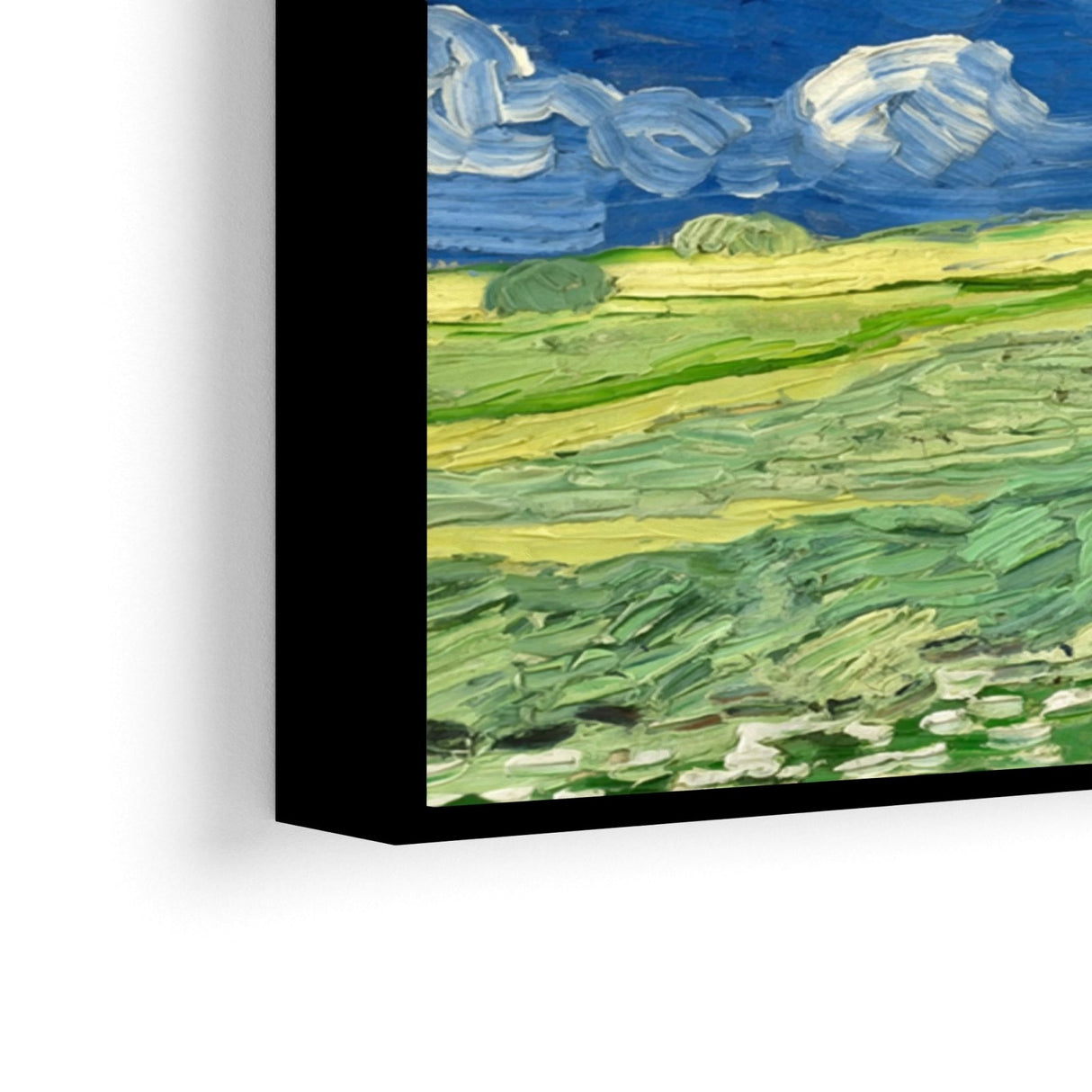 Campos de trigo bajo nubes de tormenta, Vincent Van Gogh