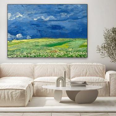 Quadro Stampa su Tela Wheatfields Under Thunderclouds, Vincent Van Gogh - CupidoDesign