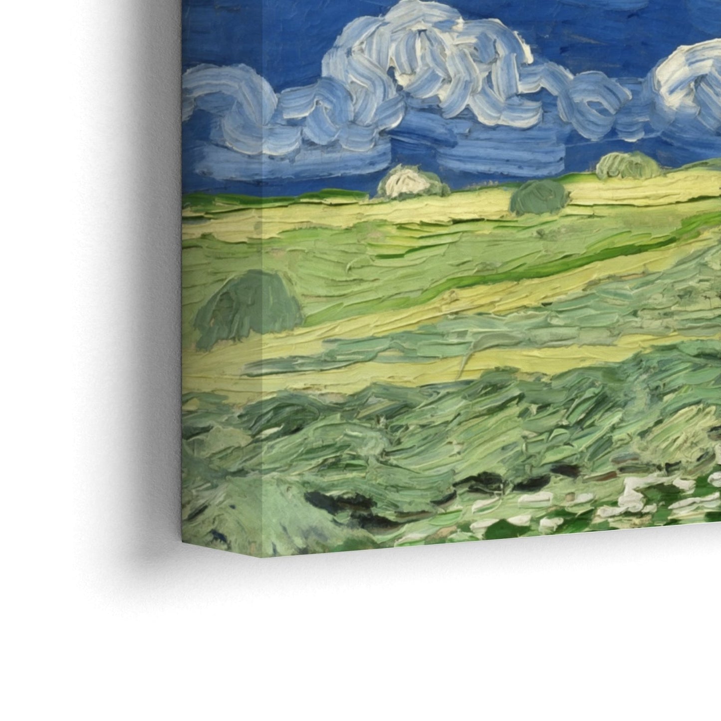 Campos de trigo bajo nubes de tormenta, Vincent Van Gogh