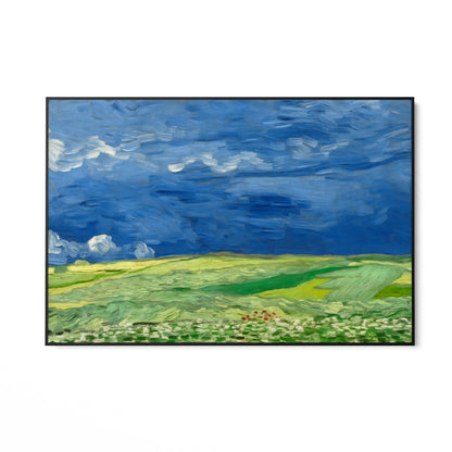 Champs de blé sous les nuages ​​d'orage, Vincent Van Gogh