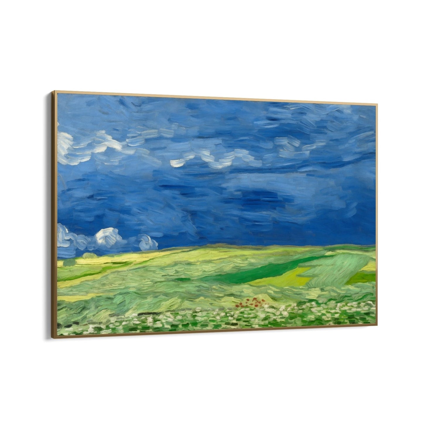 Pola pszenicy pod chmurami burzowymi, Vincent Van Gogh